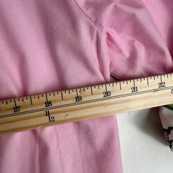 MIDDY N’ME Ella Perfect Pink Equestrian Button-Up Cuffs Collar Shirt Sz 16 - Picture 9 of 11